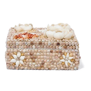 Thumbnail 5: Sand + Sea 8 In Seashell Trinket Box 