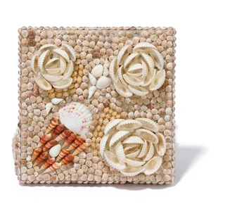 Thumbnail 8: Sand + Sea 8 In Seashell Trinket Box 