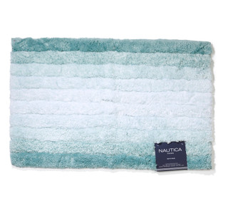 Thumbnail 1: Nautica Home 20x32 Ribbed Ombre Soft Bath Rug 