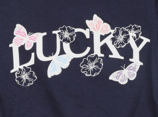 Thumbnail 2: Lucky Brand Big Girls Short Sleeve Logo Tee 