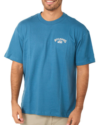 Thumbnail 2: BILLABONG Men's Short Sleeve Logo Crew Neck Shirt 