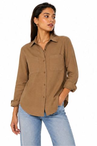 Thumbnail 1: Beach Lunch Lounge Women's Micaela Button Down Shirt 