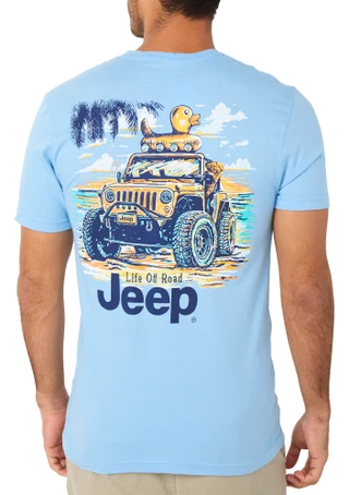 Thumbnail 1: Jedco Men's Short Sleeve Graphic Crew Neck Tee 