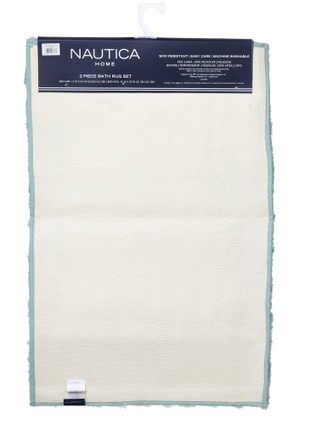Thumbnail 2: Nautica Home 2 Pc Soft Bath Rug Set 