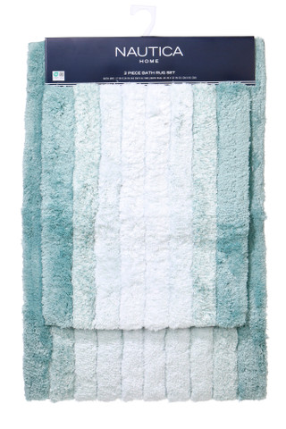 Thumbnail 1: Nautica Home 2 Pc Soft Bath Rug Set 