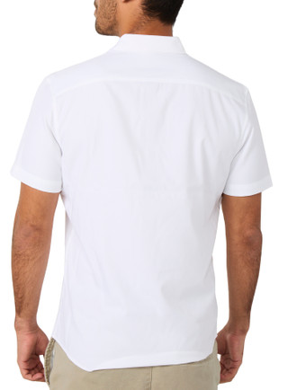 Thumbnail 2: Perry Ellis Men's Short Sleeve Solid Button Down Shirt 