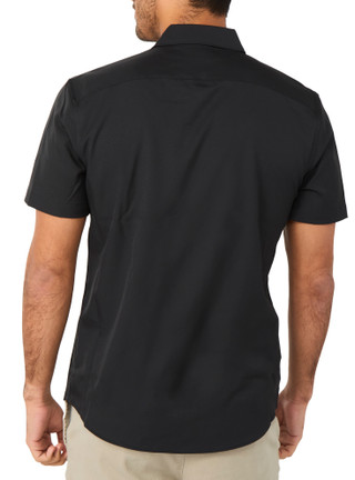 Thumbnail 2: Perry Ellis Men's Short Sleeve Solid Button Down Shirt 
