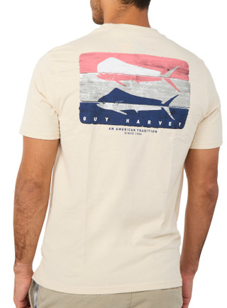 Thumbnail 1: Guy Harvey Men's Short Sleeve Graphic Crew Neck Tee 
