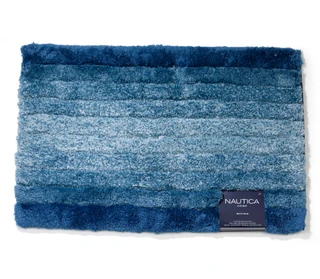 Thumbnail 1: Nautica Home 20x32 Ribbed Ombre Soft Bath Rug 