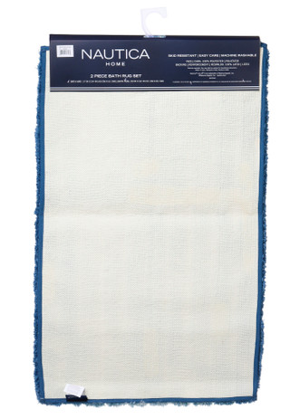 Thumbnail 3: Nautica Home 2 Pc Soft Bath Rug Set 