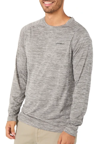 Thumbnail 1: Eddie Bauer Men's Long Sleeve Performance Crew Neck Shirt 