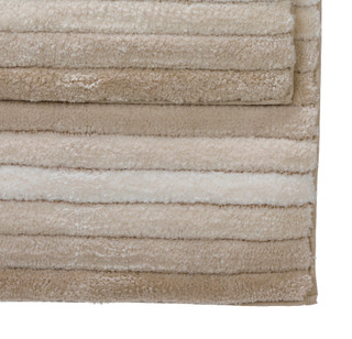 Thumbnail 3: Laura Ashley 2 Pc Machine Washable Bath Rugs Set 