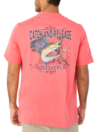 Thumbnail 1: Guy Harvey Men's Short Sleeve Graphic Crew Neck Tee 