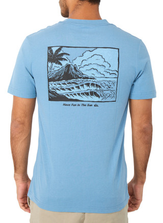 Thumbnail 2: Quiksilver Men's Short Sleeve Graphic Crew Neck Tee 
