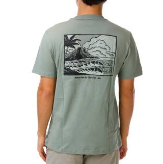 Thumbnail 2: Quiksilver Men's Short Sleeve Graphic Crew Neck Tee 