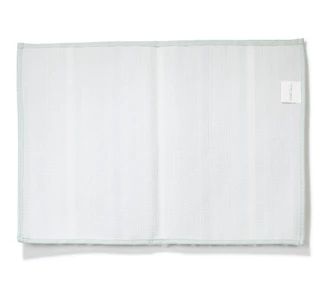 Thumbnail 3: Laura Ashley 17x24 Machine Washable Cushioned Bath Rug 