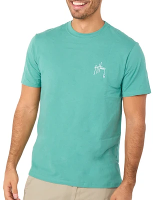 Thumbnail 2: Guy Harvey Men's Short Sleeve Graphic Crew Neck Tee 