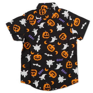 Thumbnail 2: Eighty Eight Little Boys Spooky Halloween Button Down Shirt 