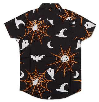 Thumbnail 2: Eighty Eight Little Boys Spooky Halloween Button Down Shirt 