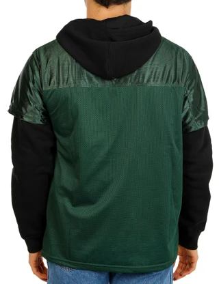 Thumbnail 2: BROOKLYN CLOTH Men's Long Sleeve  Jersey Hoodie Combo  