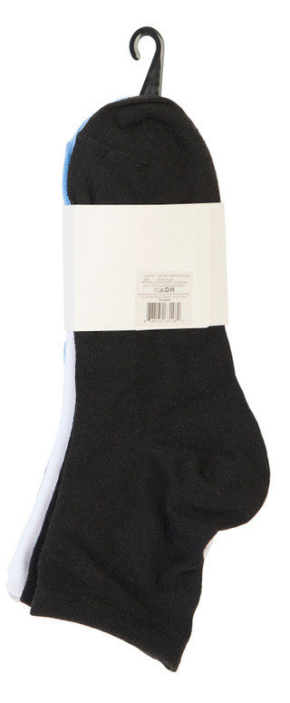Thumbnail 2: Hue Women's 3 Pk Flat Welt Shortie Socks 