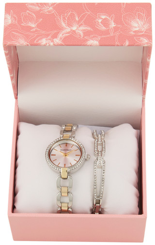 Thumbnail 1: Ellen Tracy Women's 2 Pc Watch Set 