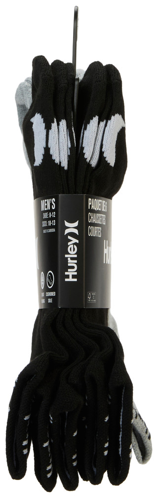 Thumbnail 2: Hurley Men's 6 Pk Low Cut Socks 