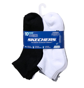 Thumbnail 2: Hurley Men's 10 Pk Quarter Crew Socks 