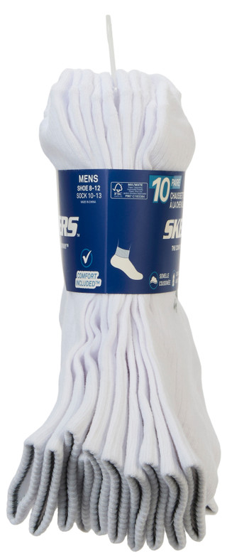 Thumbnail 2: Hurley Men's 10 Pk Quarter Crew Socks 