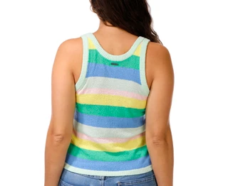 Thumbnail 2: Hurley Juniors Golden State Striped Knit Tank 
