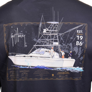 Thumbnail 2: Guy Harvey Men's Long Sleeve Print Fishing Shirt 
