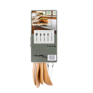 Thumbnail 3: Homestead Kitchen 5 Pc Oakwood Utensil Set 