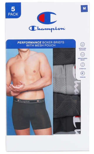 Thumbnail 1: Champion Performance Boxer Brief 5-Pack 