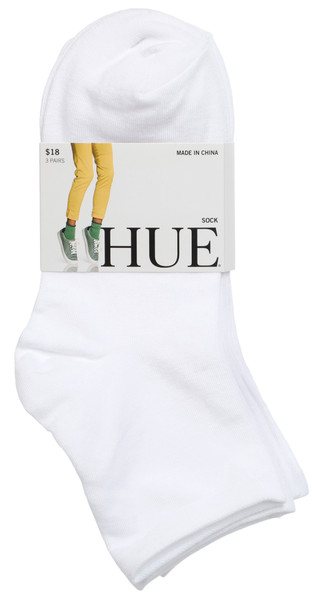Thumbnail 1: Hue Women's 3 Pk Flat Welt Shortie Socks 