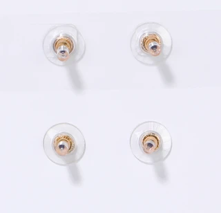 Thumbnail 2: ADRIENNE VITTADINI 2 Pc Gold Tone Seashell Stud Earrings Set 