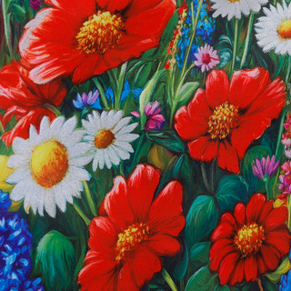 Thumbnail 3: Creekside 12x18 Floral Foil Garden Flag 