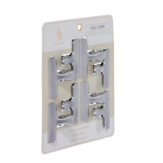 Thumbnail 2: ARTISAN ROW 8 Pk Stainless Steel Bag Clips 