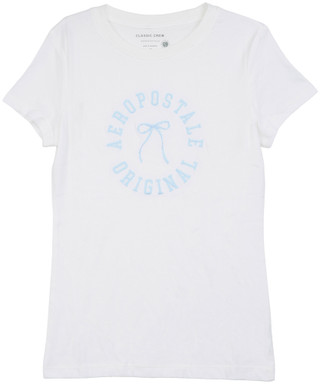 Thumbnail 1: Aeropostale Juniors Short Sleeve Circle Logo Bow Tee 