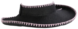 Thumbnail 1: Juicy Couture Women's Straw Logo Embroidered Visor  