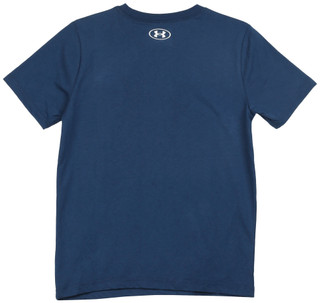 Thumbnail 2: Under Armour Juniors Boys Short Sleeve Swimming Fish Tee 
