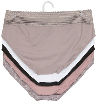 Thumbnail 2: Warner's 5 Pk Comfort Waist Lace Hipster Panties 