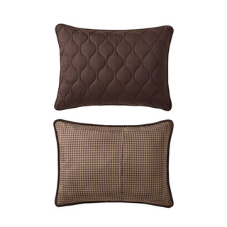 Thumbnail 13: Nautica Nautica Ogee Stitch Houndstooth Microfiber Quilt Set 