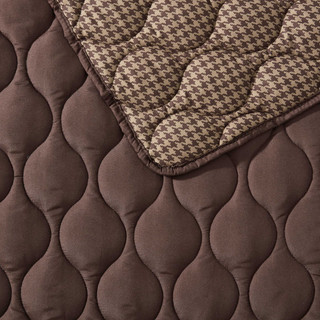 Thumbnail 18: Nautica Nautica Ogee Stitch Houndstooth Microfiber Quilt Set 
