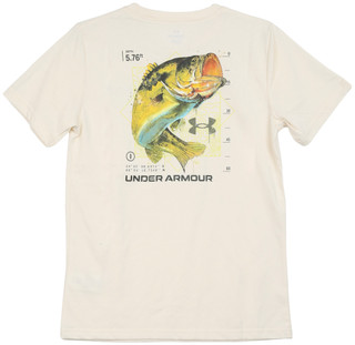 Thumbnail 2: Under Armour Junior Boys Short Sleeve Bass Blur Tee  