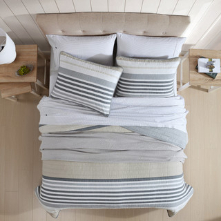 Thumbnail 7: Nautica Nautica Fairwater Cotton Quilt Set 