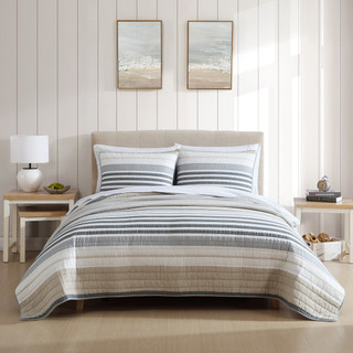 Thumbnail 2: Nautica Nautica Fairwater Cotton Quilt Set 