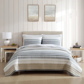 Thumbnail 3: Nautica Nautica Fairwater Cotton Quilt Set 