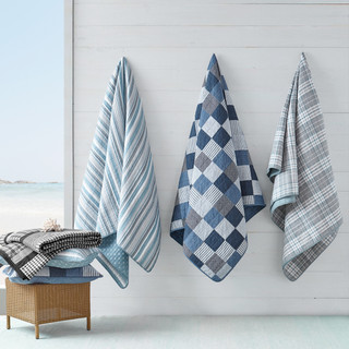 Thumbnail 11: Nautica Nautica Raeford Cotton Quilt Set 