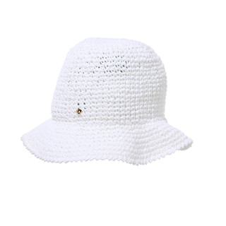 Thumbnail 1: KATE SPADE Women's Solid Straw Cloche Hat 