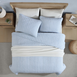 Thumbnail 20: Nautica Nautica Coleridge Stripe Cotton Quilt Set 